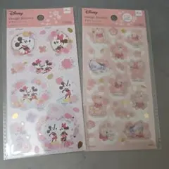 正規品　新品未開封！ミッキー&ミニー　くまのプーさん　デザインシール ステッカー