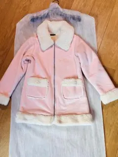 ムージョンジョン⭐︎中ボアジップアップコート140