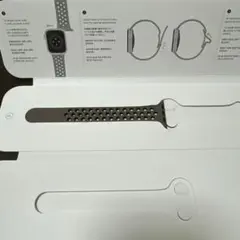 Apple Watch Band グレー NIKEスポーツバンド 片側のみ