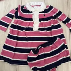 Ralph Lauren ストライプワンピース 9M
