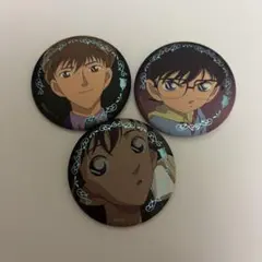 アニメ30周年 場面写TD缶バッジ集められた名探偵!工藤新一VS怪盗キッド