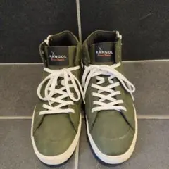 最終値下げKANGOL Extra Comfort ハイカットスニーカー カーキのサムネイル