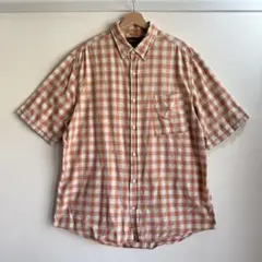 ティンバーランド 半袖チェックシャツ ボタンダウン ビンテージ 90s 00s