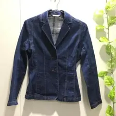 Martina Franca デニムテーラードジャケット 洗練デザイン