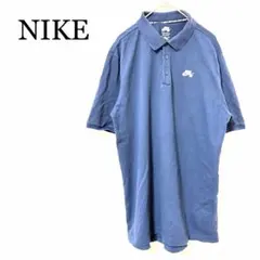 ナイキ　ポロシャツ XL 紺 DRI-FIT ナイキ エスビー 半袖のサムネイル