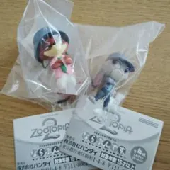 ディズニー　ズートピア 　ならぶんです。　ジュディ ニック2個セット