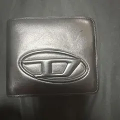 DIESEL 二つ折り財布 ブラック レザー