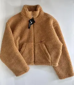 新品★Nike ボアジャケット 2XL オーバーサイズ ベージュ　モコモコ