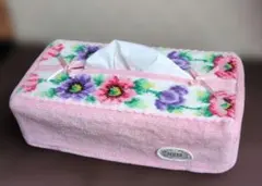 FEILER フェイラー ティッシュケース 花柄　ピンク