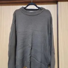 メンズ ニット 無地 L