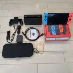 【超美品】Nintendo Switch 有機ELモデル ネオンブルー/レッド