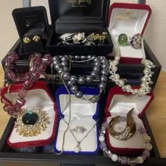 遺品整理 生前整理 大量 刻印アクセサリー アコヤパール リング ネックレス