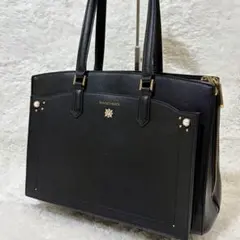 【美品】サマンサベガ ビジネストートバッグ A4 大容量 OL通勤マザーズバッグ
