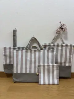 入園入学セット　シンプルストライプ