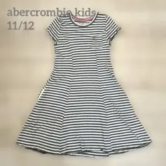 abercrombie kids ストライプ半袖ワンピース 11/12