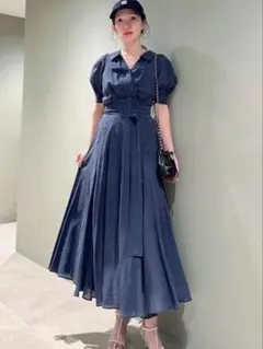 スナイデル/カシュクールシャツワンピース1