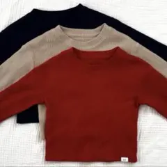 GAP ワッフルTシャツ 長袖 80 3枚セット 保育園