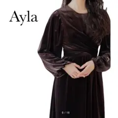 Ayla velvet cross dress ベルベットクロスドレス ベロア