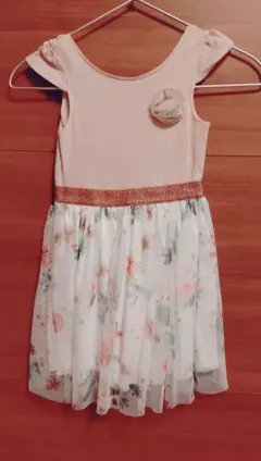 PETIT BATEAU フラワープリント ワンピース 104cm