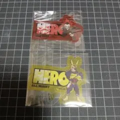 僕のヒーローアカデミア　Wダイカット　クリアステッカー　切島　オールマイト