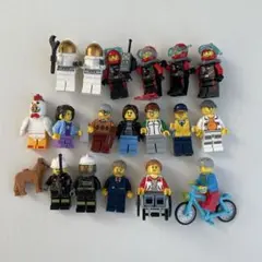 LEGO ミニフィギュア 18体+犬セット ミニフィグ