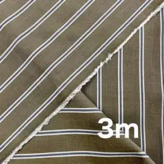 播州織　綿キュプラ　ポプリンストライプ　3m