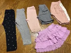 ベビー用スパッツ・レギンス・キュロットスカート 6点セット 95cmのサムネイル