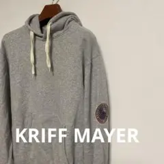 KRIFF MAYER クリフメイヤー　裏起毛プルパーカー　スウェット　L