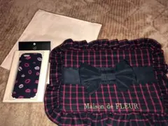 メゾンドフルール ポーチ iPhoneケース タオルハンカチ三点セット価格