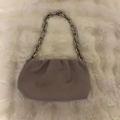 H&M 薄紫 クラッチ型ショルダーバッグ　パープル