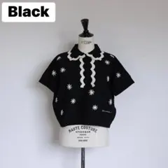 ジプソフィア　Flower　Polo　BLACKのサムネイル