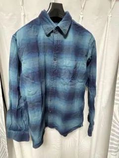 ネルシャツ オンブレ