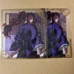 鬼滅の刃 無限城編 アニプレックス オンラインくじ 黒死牟 クリア色紙　2枚