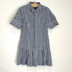 IVY COMME CA ワンピース　チェック　半袖
