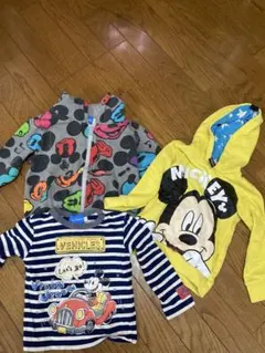 美品！ミッキーマウス パーカー&ジャケット、長袖 110cm