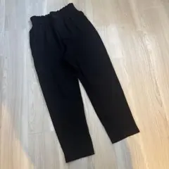 ZARA 黒 カジュアルパンツ ゴムウエスト