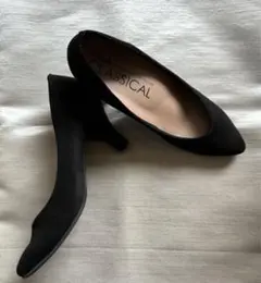 黒パンプス｜足にフィット｜21.5cm｜6cmヒール｜ガイアの夜明けで話題