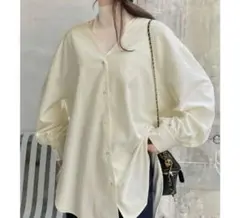 クラシカルエルフClassical Elf 2wayVネック袖ボリュームブラウス