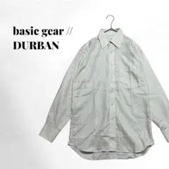 【ダーバン】美品✨️ 長袖シャツ 形態安定加工 綿100％ キレイめ 37-80