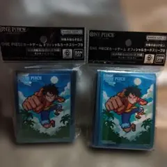 【新品未開封】ONE PIECEカード　スリーブ 　ドット　ルフィ　2袋セット