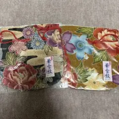 日本製‼️花柄巾着袋2点セット