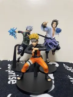 NARUTO ナルト サスケ フィギュア カカシ イタチ シカマル 装飾品-ナルトカーフィギュア,12cm,カカシサスケ,イタチ,PVC