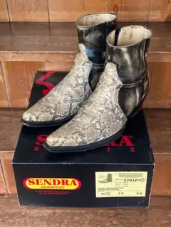 SENDRA　パイソン　ショートブーツ　26cmのサムネイル