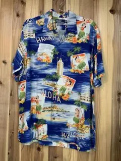 RRL Ralph Lauren クジラ柄 半袖シャツ L - メルカリ