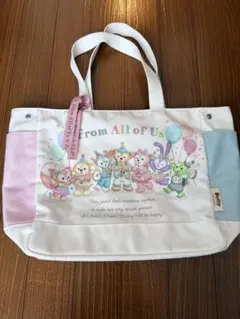 ディズニーシー ダッフィーフレンズ フロムオールオブアス トートバッグ　40周年