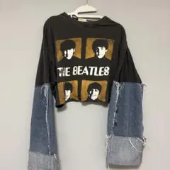 THE BEATLES クロップドスウェット