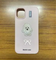 Bonne case iPhone用ケース ピンク 犬