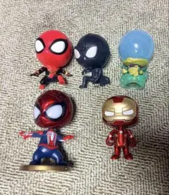スパイダーマン アイアンマン フィギュア 5体セットのサムネイル