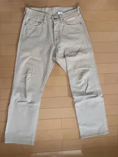 Levi's 501 ベージュ ストレートデニム 2000年代古着