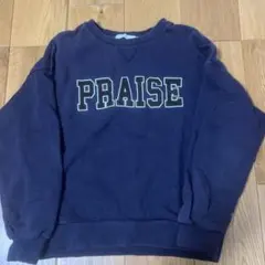 ネイビー スウェット PRAISE アメリカンホーリック ネイビー